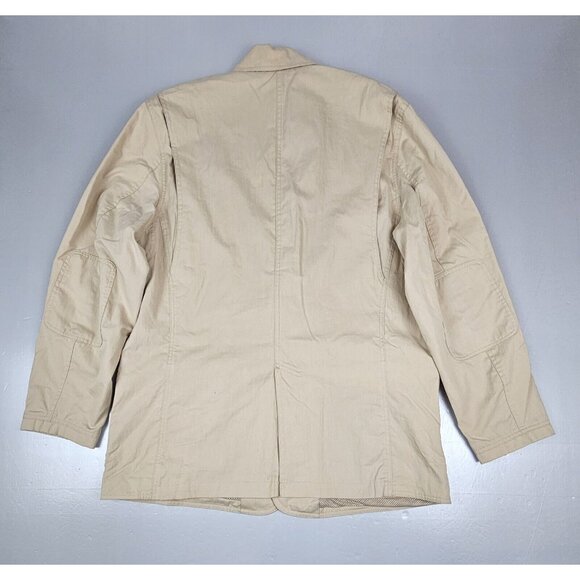 Duluth Trading Co Mens Large Jacket Blazer 2 Button Khaki 100%‎ Cotton. - Picture 7 of 7